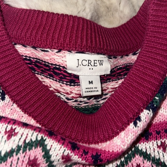 J. Crew fair isle sweater - EUC - Picture 2 of 4